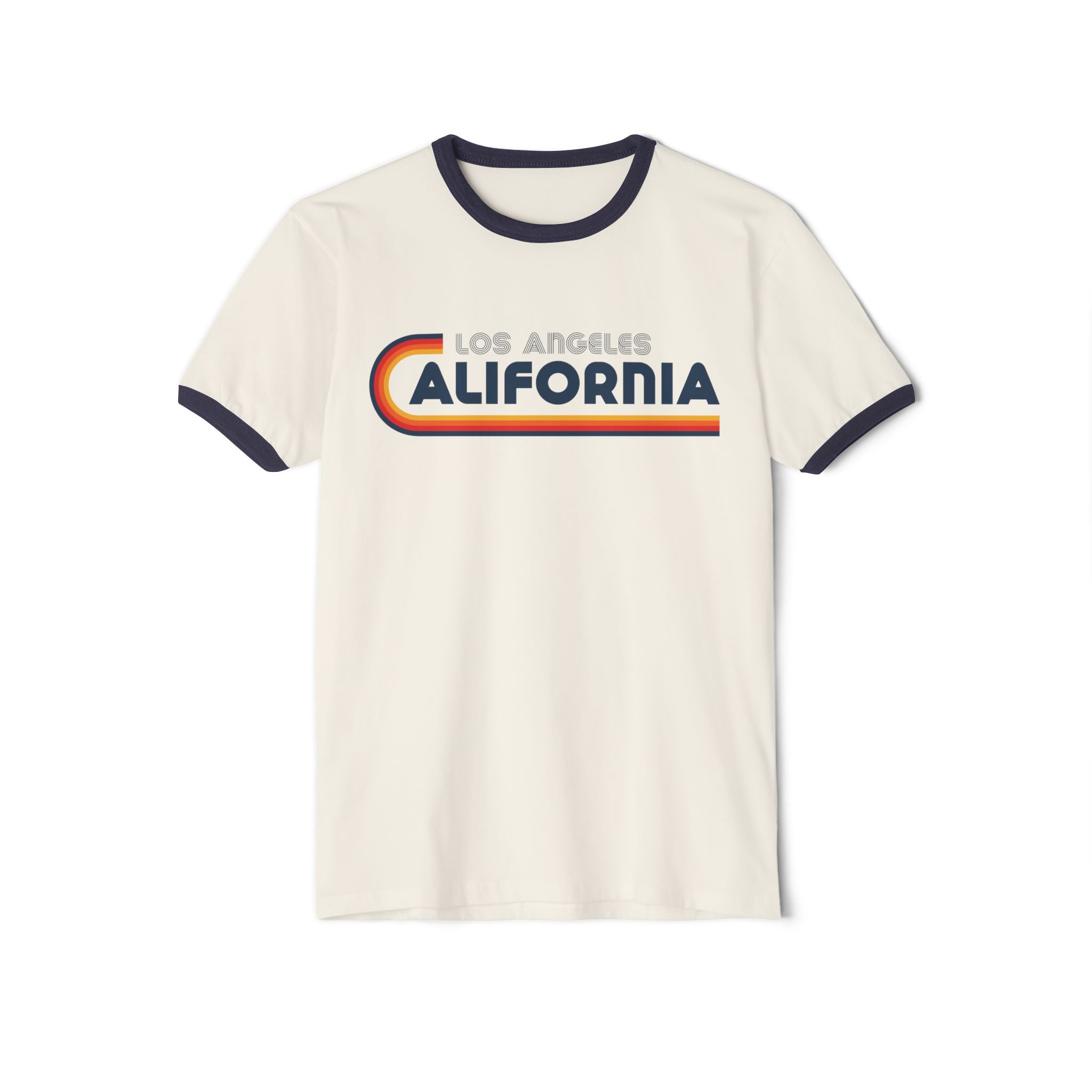 Los Angeles California Unisex Retro Ringer T-shirt