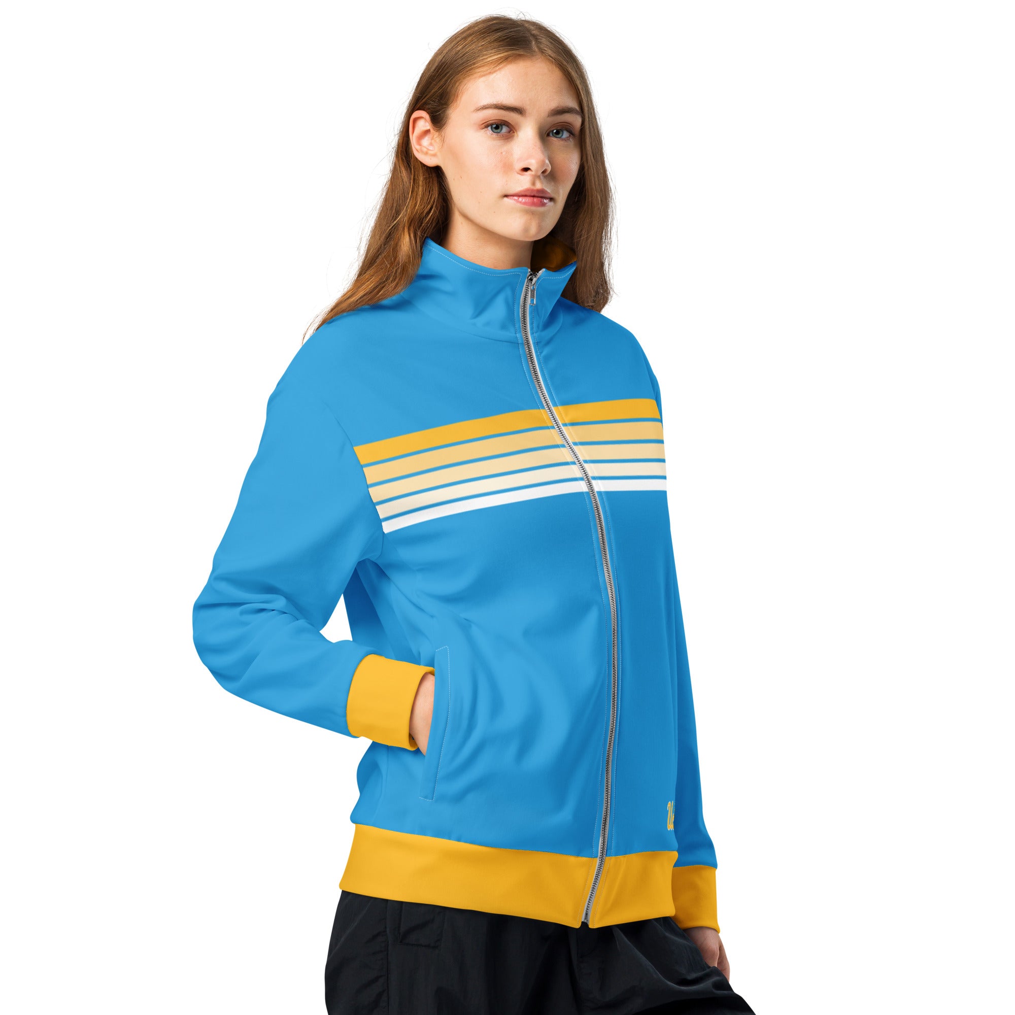 UCLA Bruins Retro 5 Stripe Unisex Track Jacket