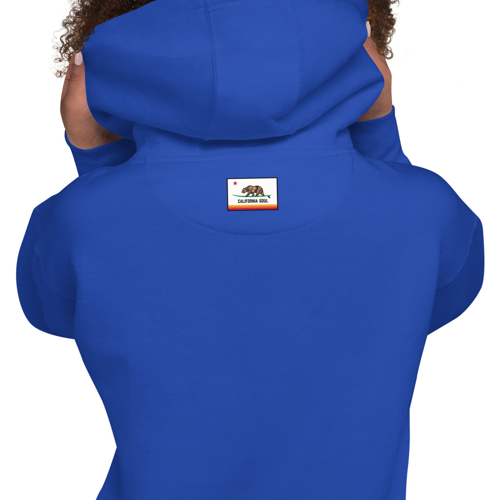 Retro California Palms Sunset Graphic, Unisex Hoodie