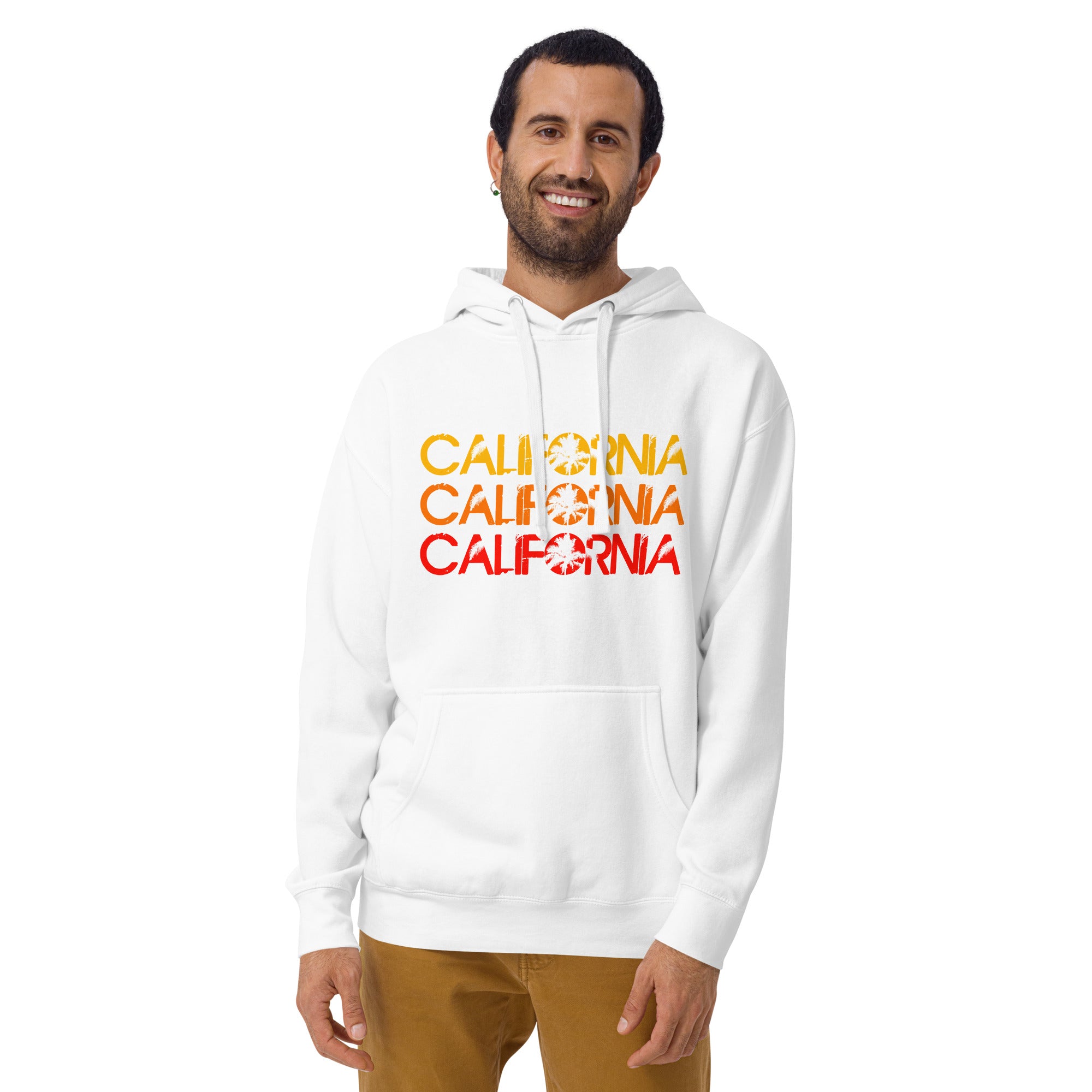 Retro California Palms Sunset Graphic, Unisex Hoodie