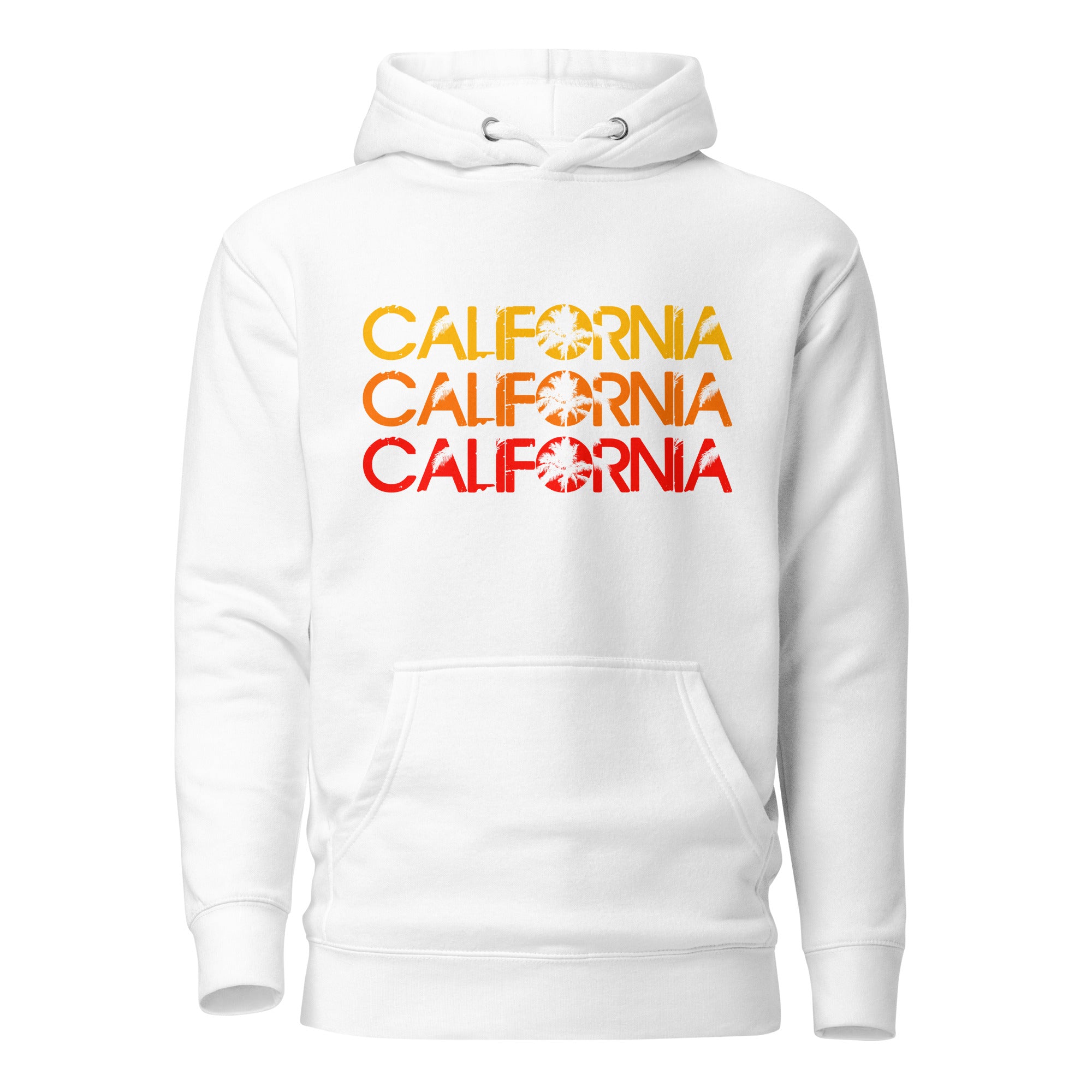 Retro California Palms Sunset Graphic, Unisex Hoodie